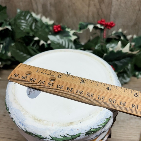 Kathy Hatch Collection "Sugar Maple" Ceramic Jar Candle Holder - Picture 10 of 15